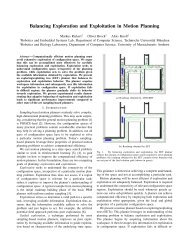 Balancing Exploration and Exploitation in Motion Planning