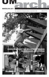 school of architecture design/build program provides hands