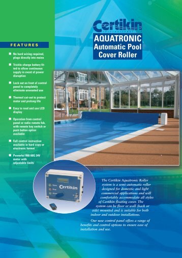 Aquatronic Automatic Roller System Brochure - Aspects Pools