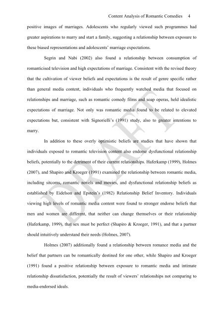 Content Analysis of Romantic Comedies IN PRESS ...