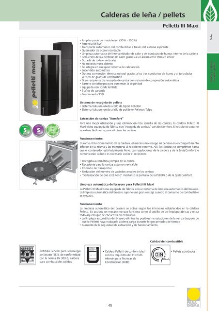 Lista de precios 2013 - Paradigma EnergÃ­as Renovables IbÃ©rica