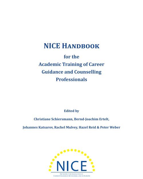 NICE HANDBOOK â Academic training of Career ... - Nice-network.eu