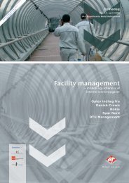 Facility Management - IndkÃ¸b og udfÃ¸relse af interne serviceopgaver