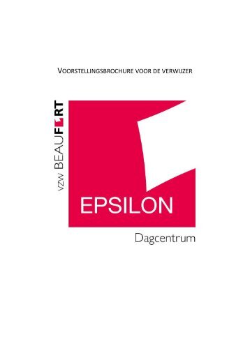 Brochure Epsilon - Beaufort vzw