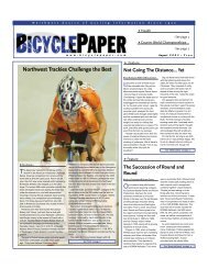 Northwest Trackies Challenge the Best - Bicycle Paper.com