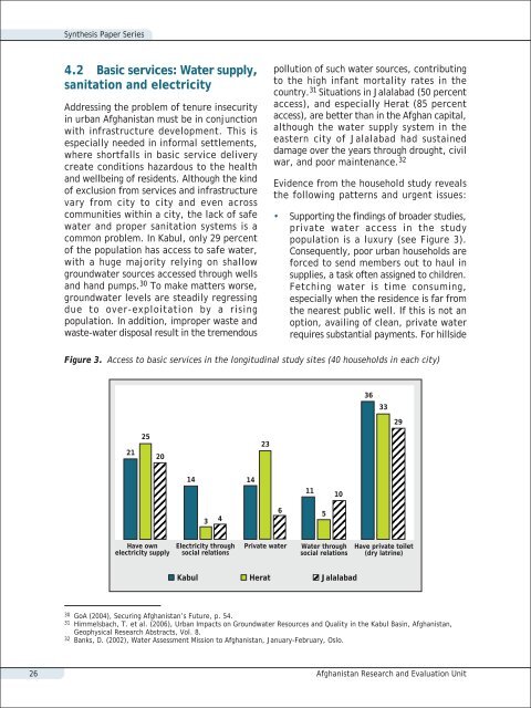 Urban Livelihoods in Afghanistan - the Afghanistan Research and ...