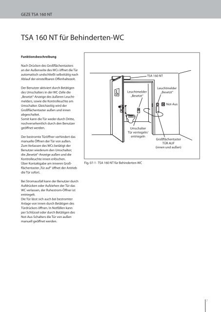 TSA 160 NT Planungsunterlage