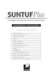 suntuf plus install - Palram