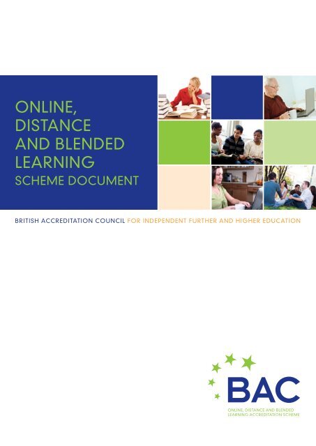 Online, distance and blended learning accreditation scheme ... - BAC