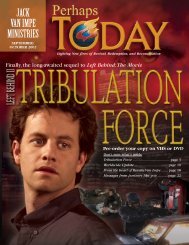Tribulation Force - Jack Van Impe Ministries