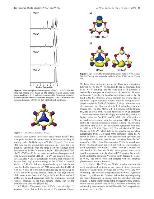 On the Structure and Chemical Bonding of Tri-Tungsten Oxide ...