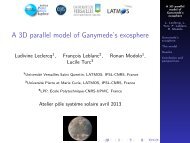 A 3D parallel model of Ganymede's exosphere