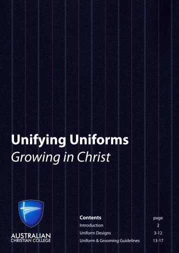 Unifying Uniforms - Southlands - Australian Christian College