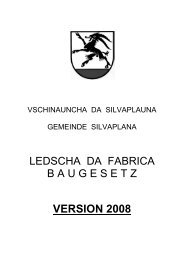 VERSION 2008 - Gemeinde Silvaplana