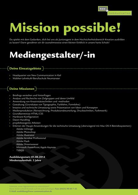 Mediengestalter/in Konzeption und Visualisierung - New ...