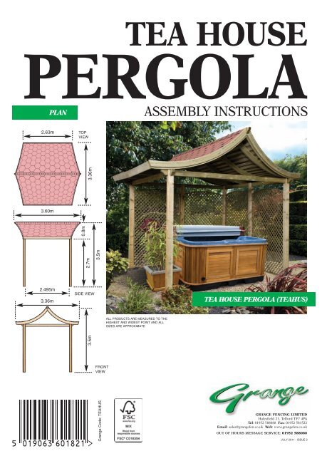 Tea House Pergola Instructions.pdf - eDecks