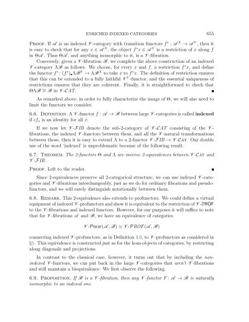 ENRICHED INDEXED CATEGORIES Contents 1. Introduction