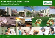 Click to add title - Fortis Healthcare