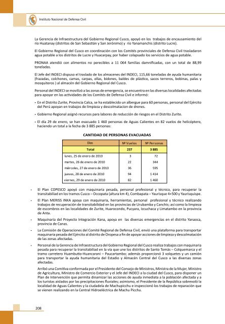 Compendio EstadÃ­stico de PrevenciÃ³n y AtenciÃ³n de ... - Indeci