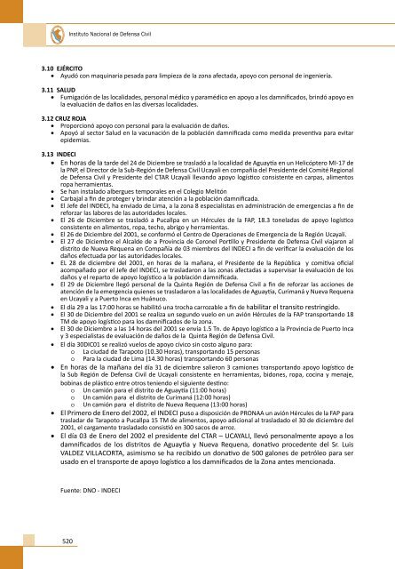 Compendio EstadÃ­stico de PrevenciÃ³n y AtenciÃ³n de ... - Indeci