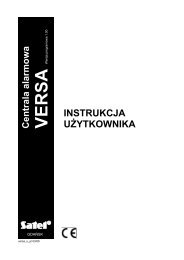 INSTRUKCJA UŻYTKOWNIKA - Satel