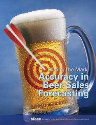 Hitting the Mark: Accuracy in Beer Sales Forecasting