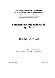 ForenznÃ­ analÃ½za unixovÃ½ch systÃ©m Ëu DIPLOMOVÃ PRÃCE - matus