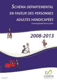 Le schÃ©ma dÃ©partemental des Personnes HandicapÃ©es 2008-2013