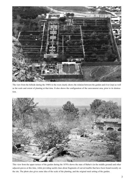 Babur's Garden Rehabilitation Framework - Aga Khan Development ...
