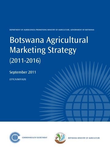 botswana agricultural marketing strategy - Ministry of Agriculture