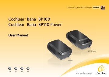 BP110 Power Baha Cochlear BP100 Baha Cochlear