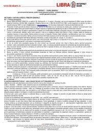 Contract cadru General privind serviciile bancare ... - Libra Bank