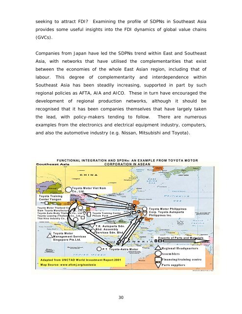 Foreign direct investment in Southeast Asia: - Regional Office China