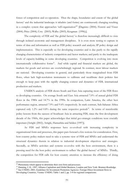 Foreign direct investment in Southeast Asia: - Regional Office China