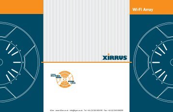 Xirrus Corporate Brochure (PDF) - 4Gon