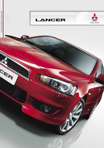 Lancer Sportlimousine Produktprospekt - Mitsubishi