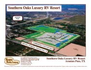 Southern Oaks Luxury RV Resort Aransas Pass, TX - Haynes Realty