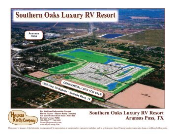 Southern Oaks Luxury RV Resort Aransas Pass, TX - Haynes Realty