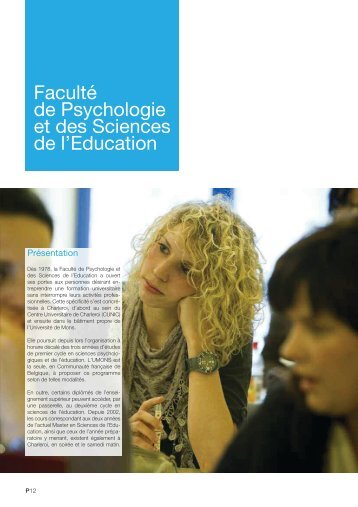 Faculté de Psychologie et des Sciences de l'Education