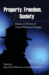 Essays in Honor of Hans-Hermann Hoppe - Stephan Kinsella