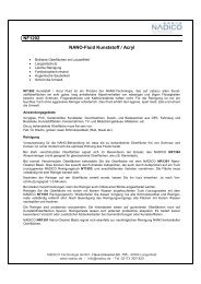 NF1202 NANO-Fluid Kunststoff / Acryl - NADICO Technologie GmbH