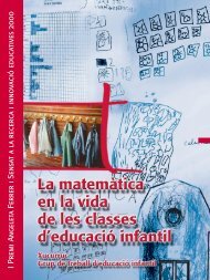 Premis 2000. La matemÃ tica en la vida de les classes d'educaciÃ³ ...