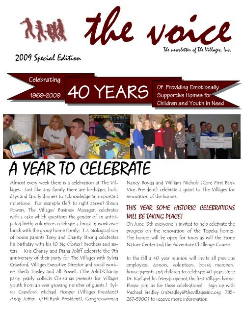 Spring 09 Newsletter - The Villages, Inc.