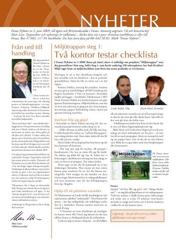 FON Nyheter 2-09.indd - Fonus