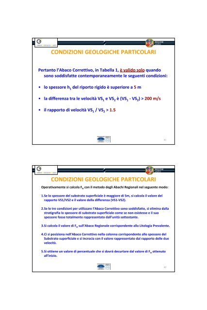 COME CAMBIA IL LIVELLO 2 DI MICROZONAZIONE SISMICA ...