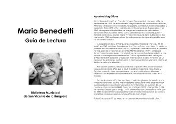Mario Benedetti - Bibliotecas PÃºblicas