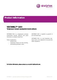 VMELT 3261_e12_ad - Adhesives & Sealants by Evonik
