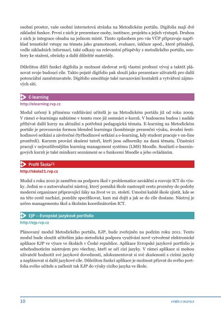 sbornÃ­k pÅÃ­spÄvkÅ¯ z MetodickÃ©ho portÃ¡lu â 2011 - MetodickÃ½ portÃ¡l ...