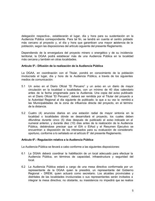 Reglamento de Consulta y ParticipaciÃ³n Ciudadana en el ...