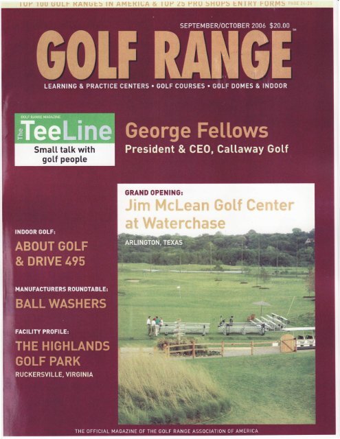 Golf Range Magazine - Highlands Golf Park